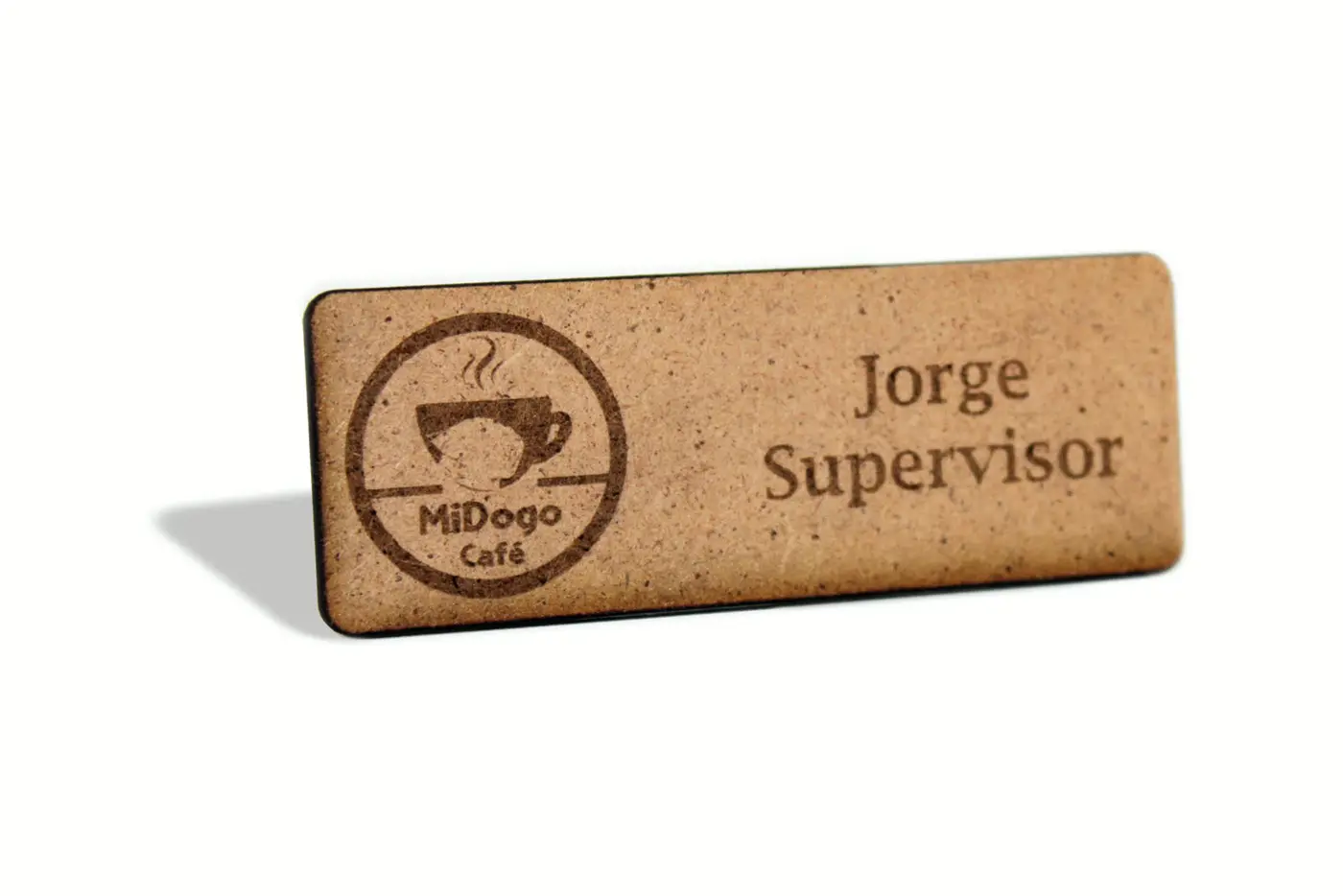 Gafete ecológico para Midogo Café