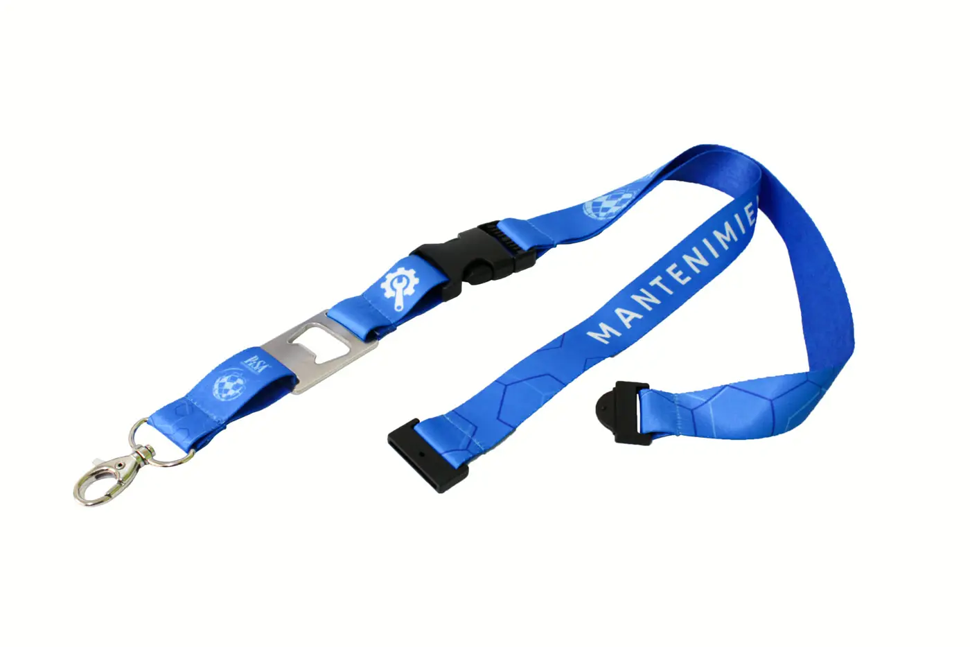 Cordones y portagafetes personalizados para PISA