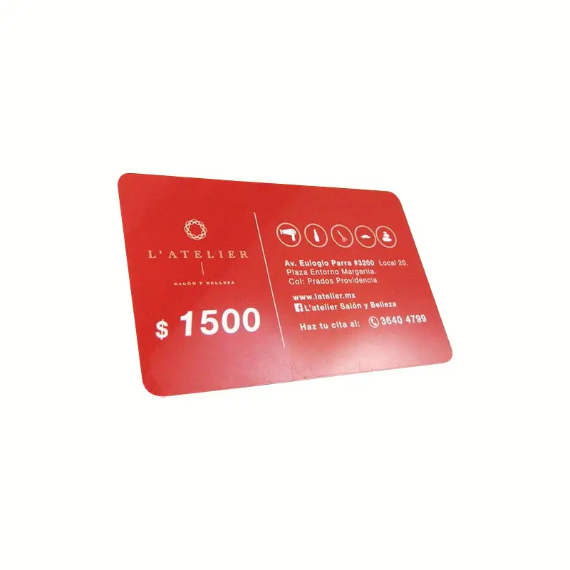 Credencial de PVC personalizada 8