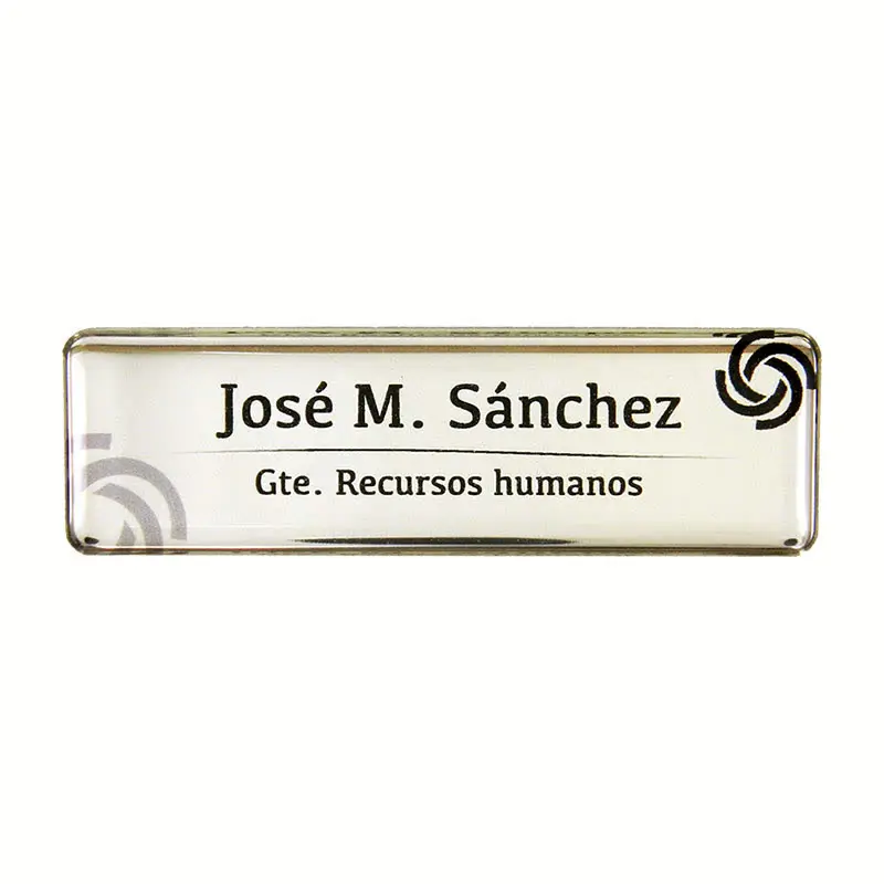 Gafete clásico personalizado — muestra 14