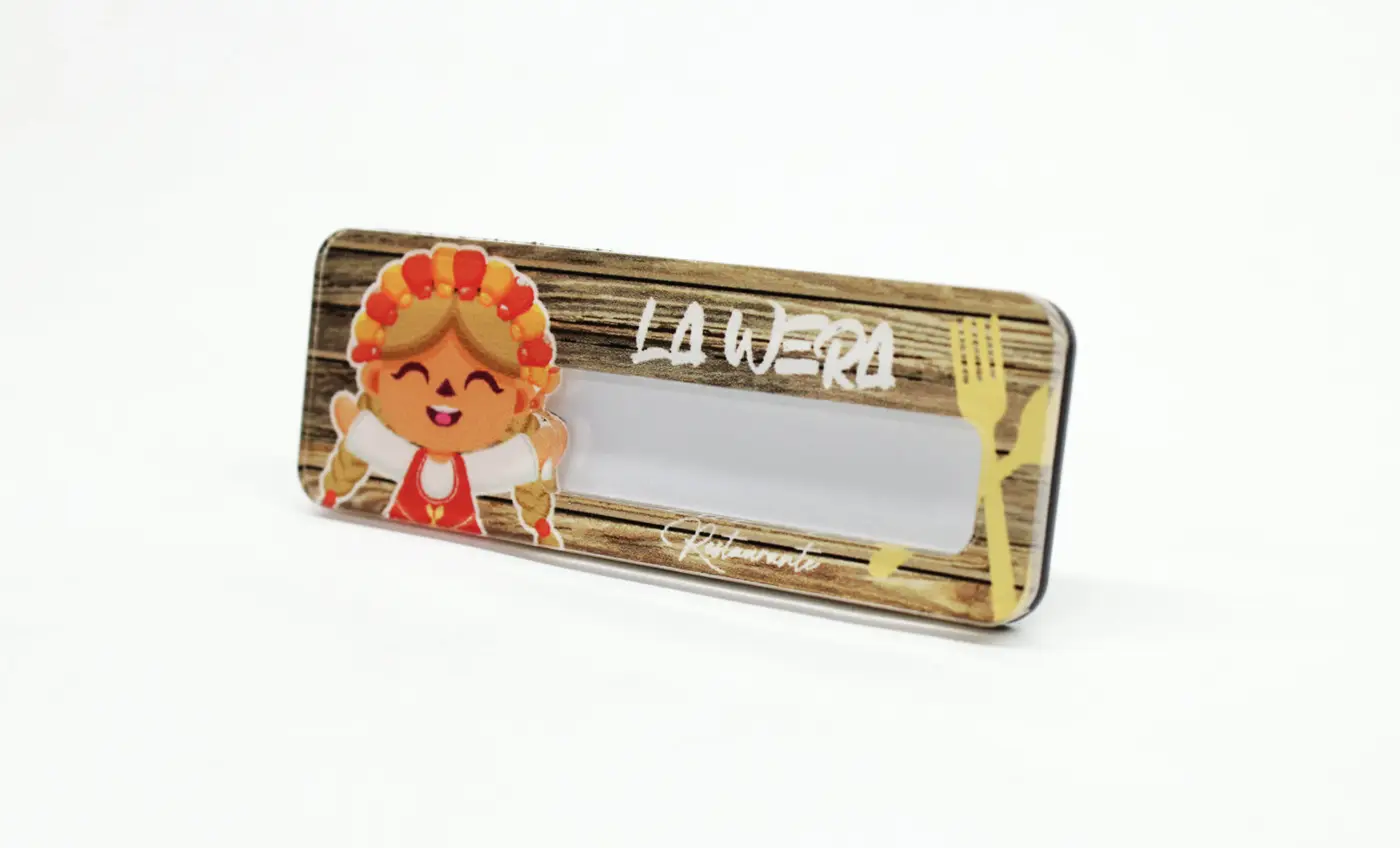 Gafete reusables VP 2.0 personalizado — muestra 7