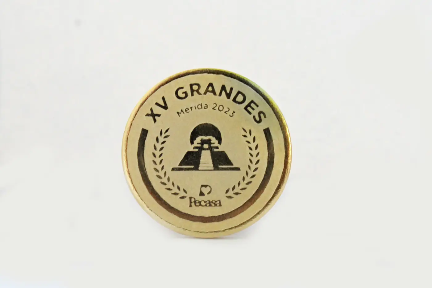 Pines metálicos personalizados para PECASA