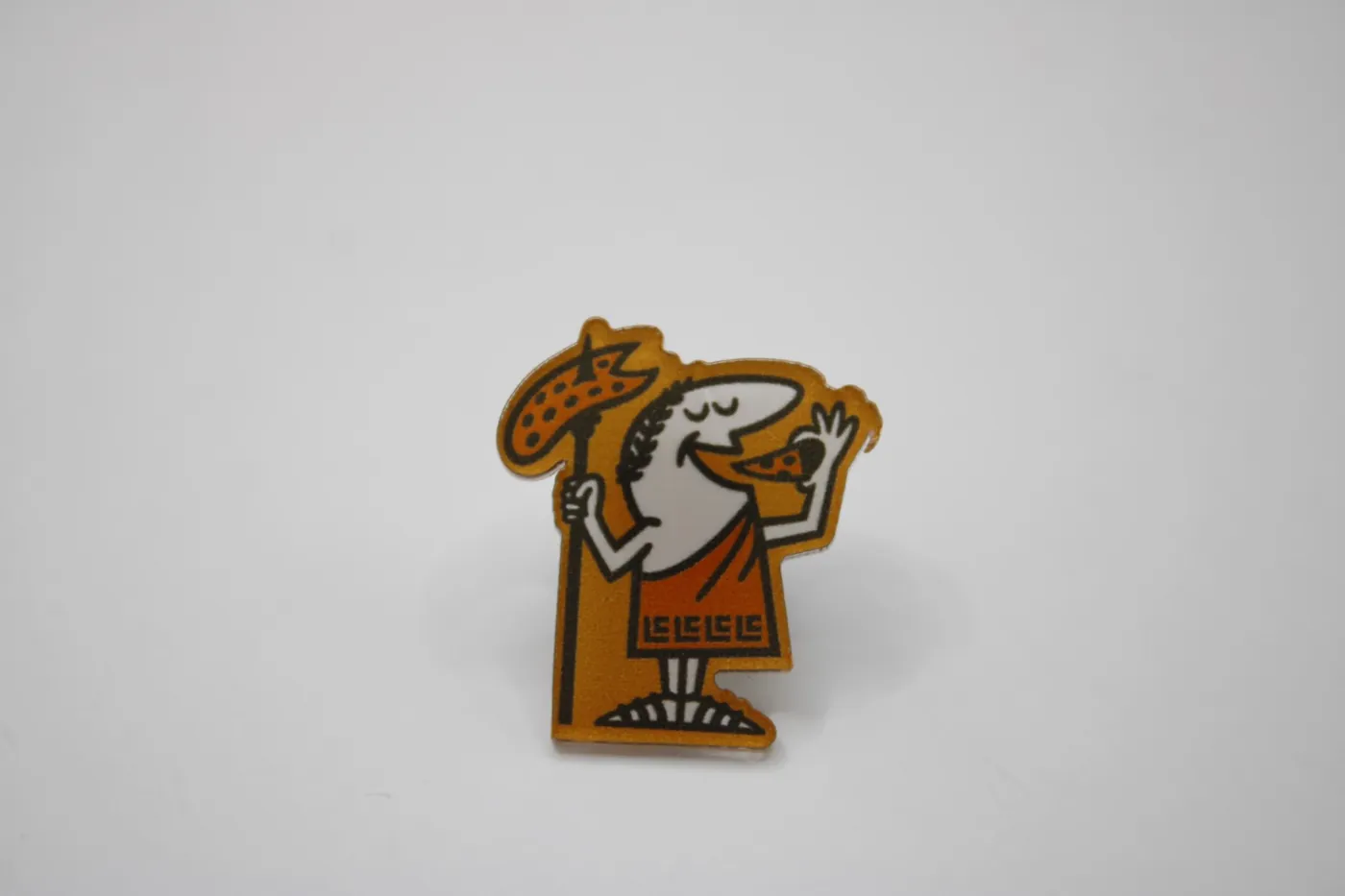 Pin a full color con la mascota corporativa Jesse