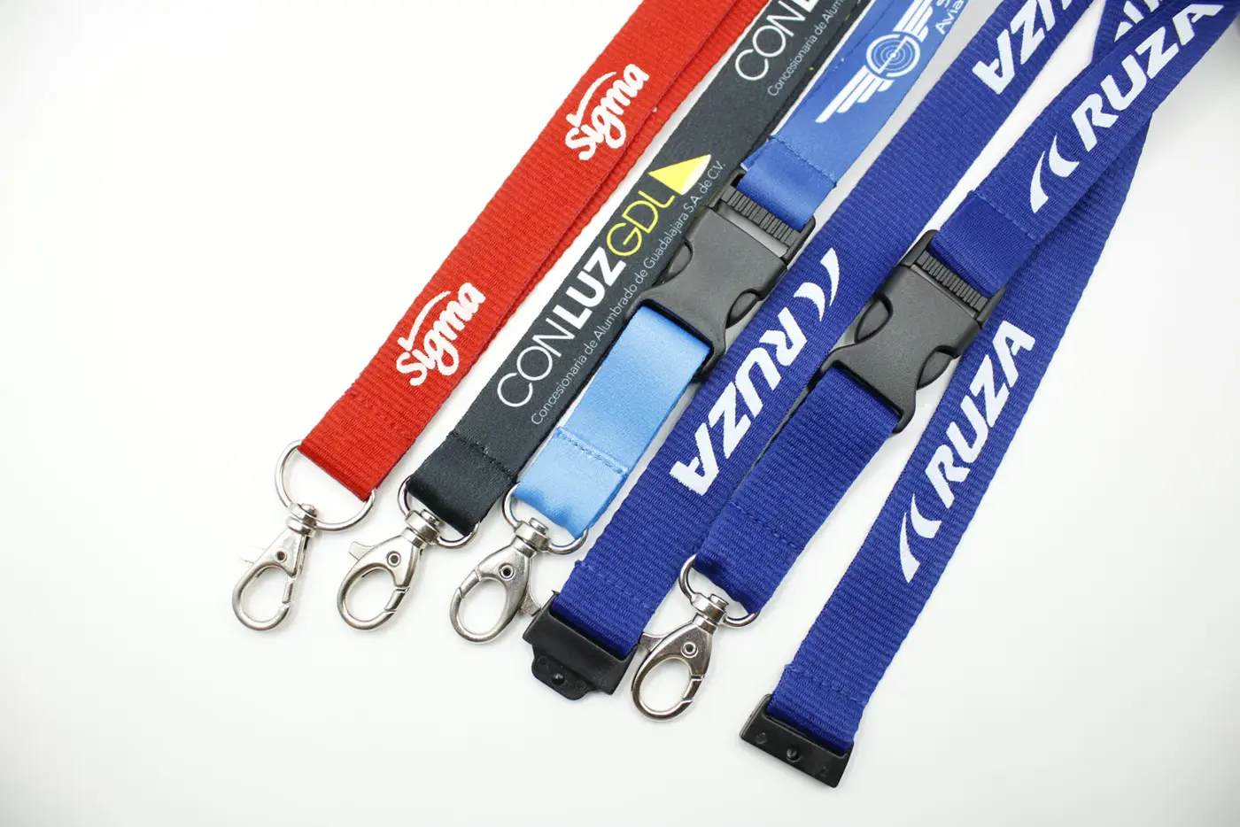 Cordones y portagafetes personalizados — muestra 10
