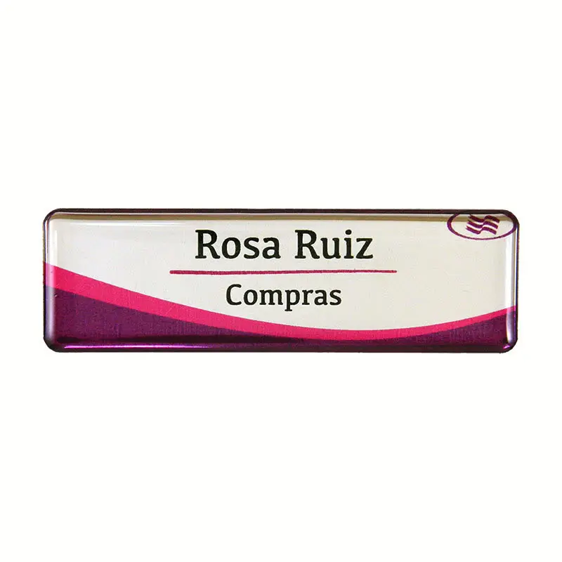 Gafete clásico personalizado — muestra 12