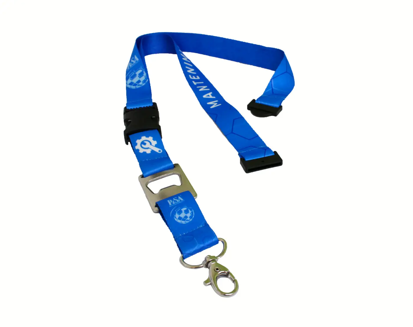Cordones y portagafetes personalizados para PISA