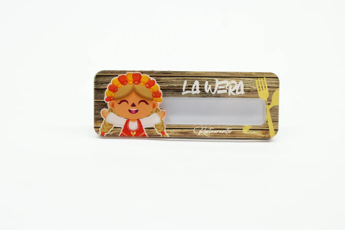 Gafete reusables VP 2.0 personalizado — muestra 5