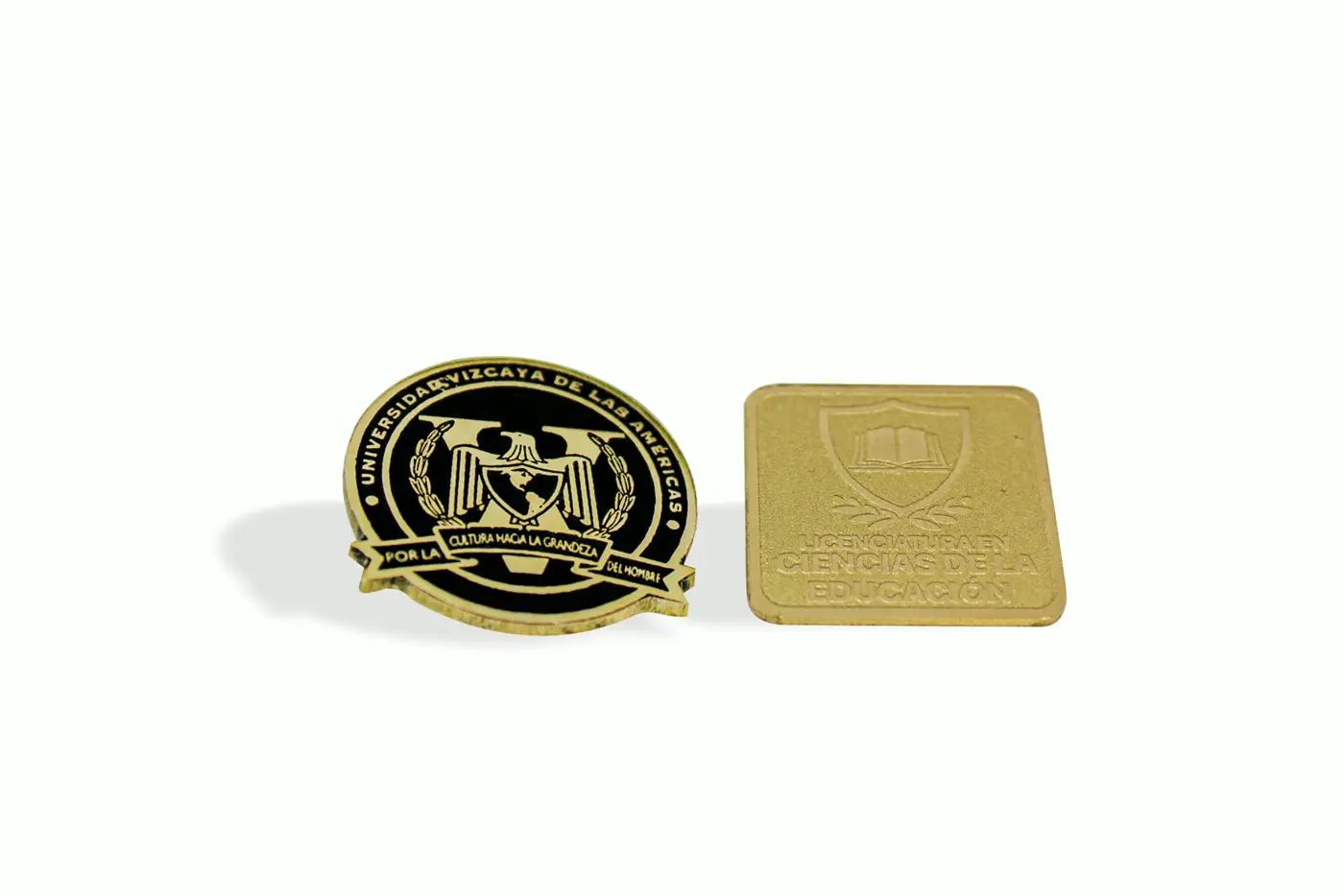 Pines metálicos personalizados para Universidad Vizcaya
