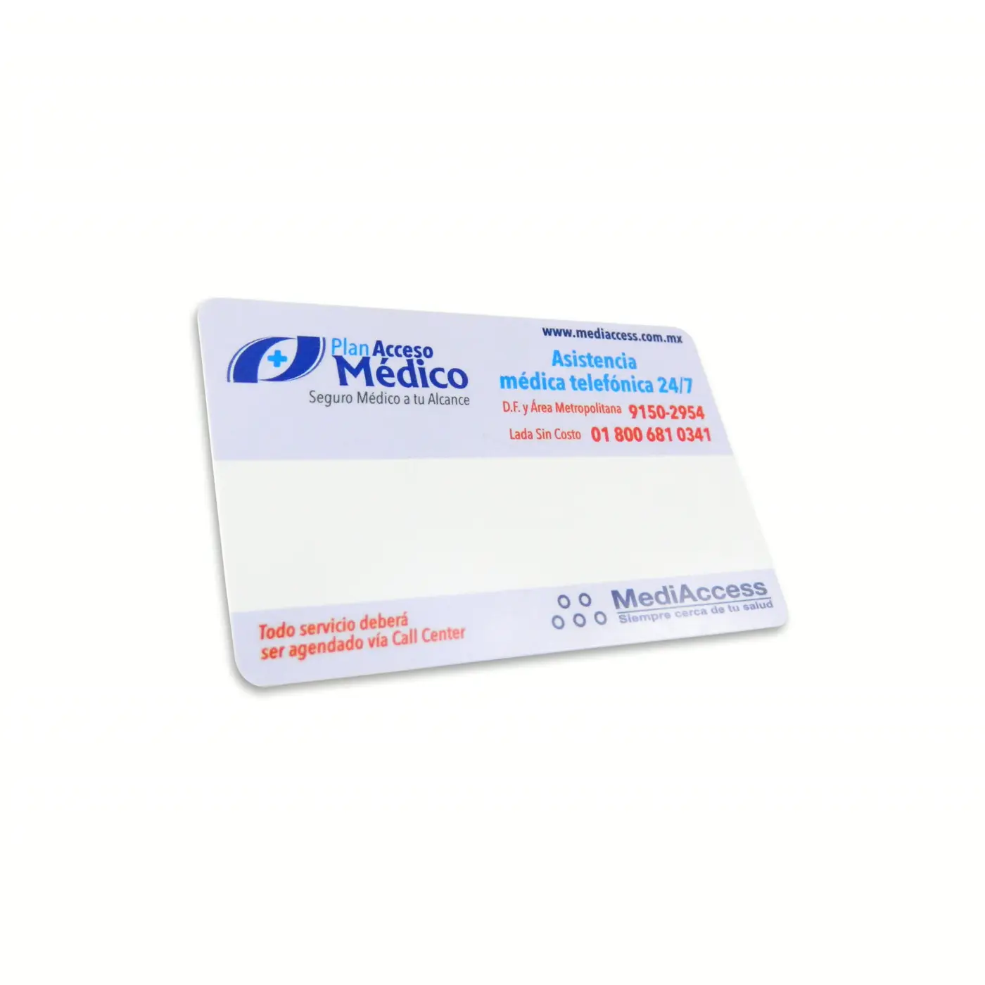 Credencial de PVC personalizada