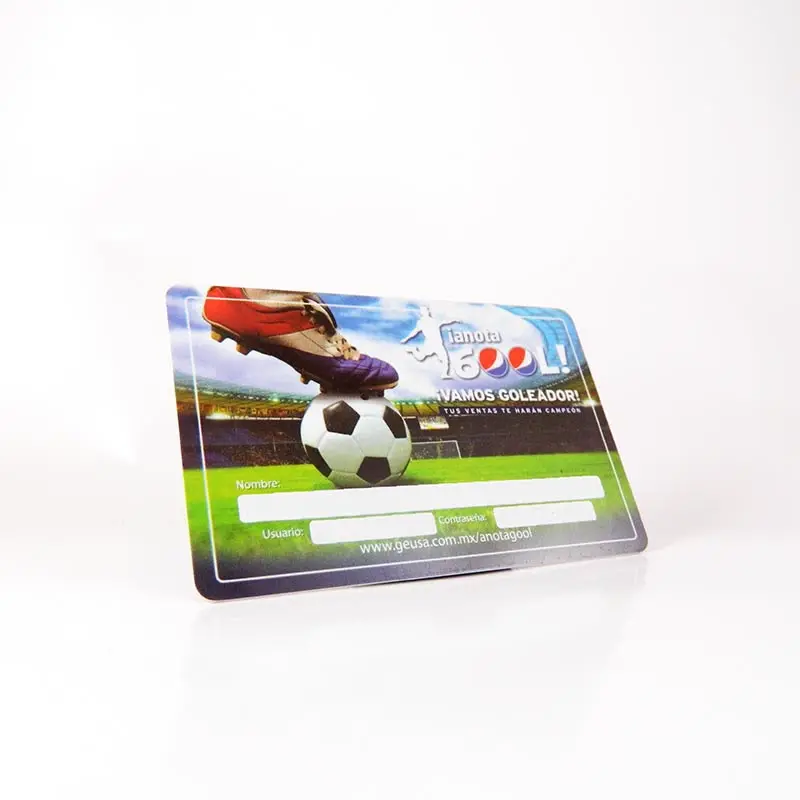 Tarjeta de lealtad de PVC personalizada 3