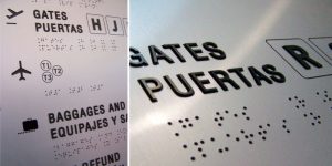 Señalización o Señalética Braille